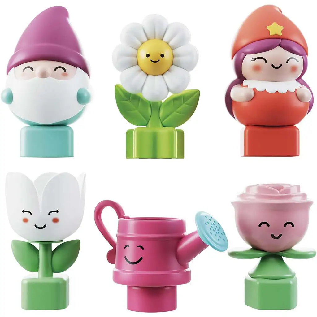 Carotina baby: Törpék és virágok formaillesztő játék - Lisciani kép 2