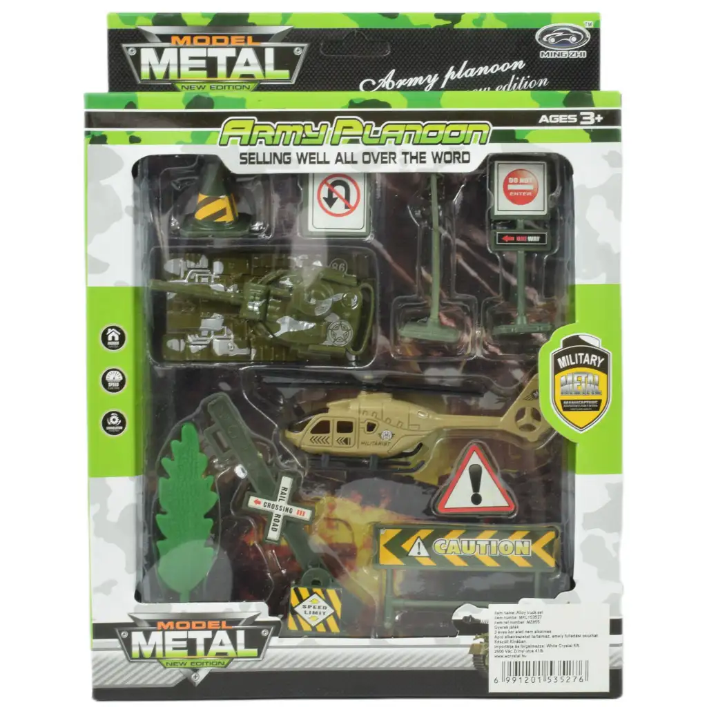 Super Army: Katonai játékszett járművekkel és kiegészítőkkel többféle változatban 1db kép 13