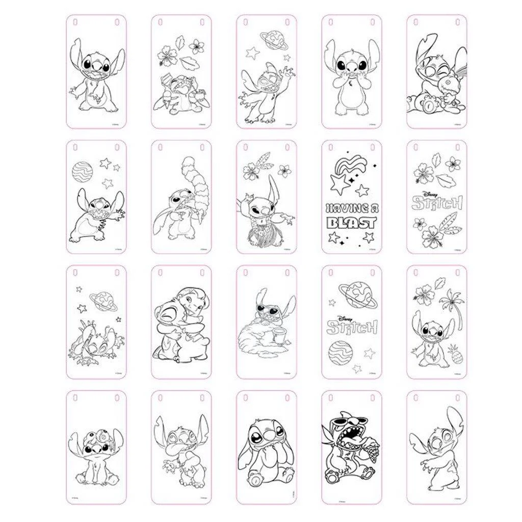 Luna: Stitch 27db-os kreatív színező szett kép 4