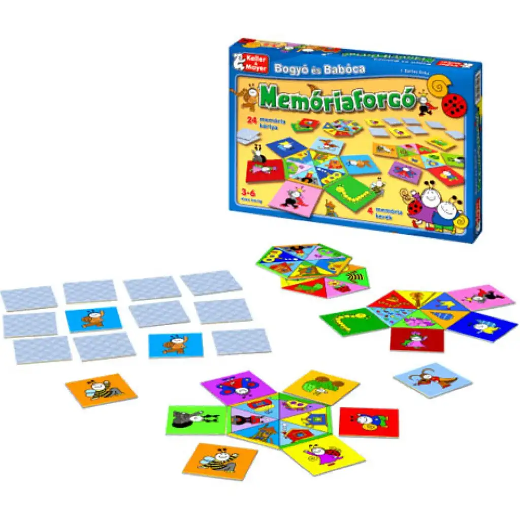 Bogyó és Babóca Memóriaforgó társasjáték kép 2
