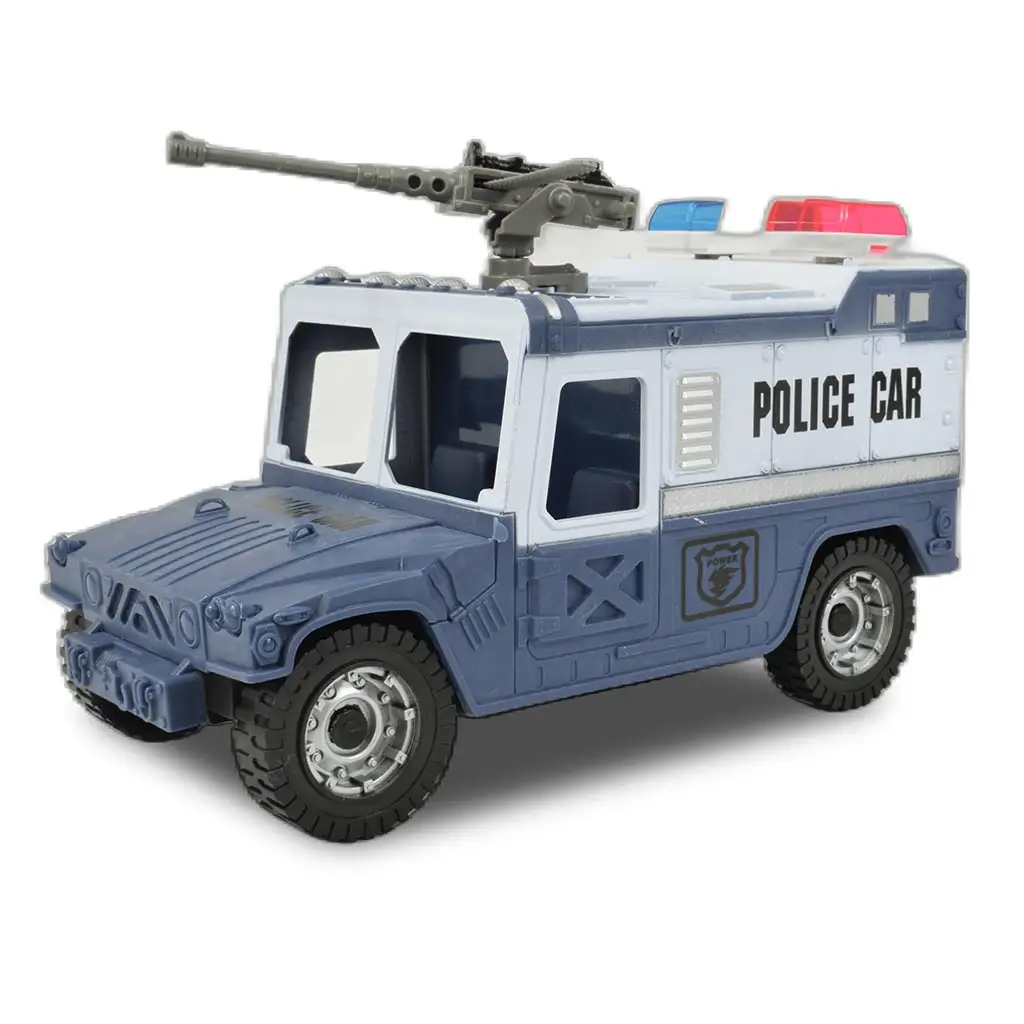 City Police: Rendőrségi játékszett járművekkel és rendőrrel kép 2