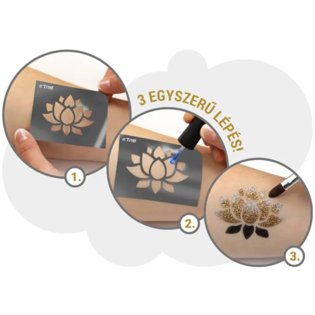 TyToo: Shape & Soul csillámtetoválás szett kép 2