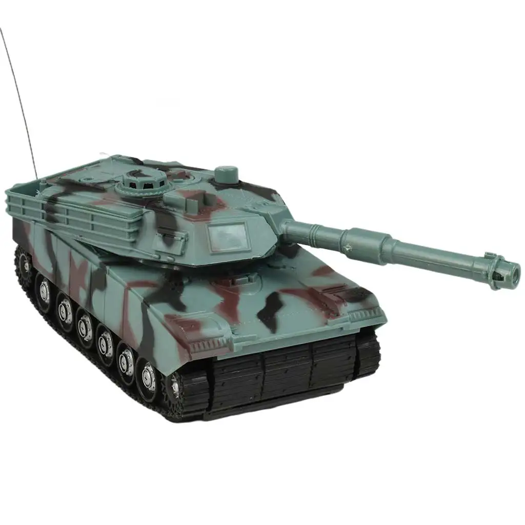 RC Távirányítós terepmintás M1 Abrams tank fénnyel és hanggal 1/32-es méretarány 22cm kép 4