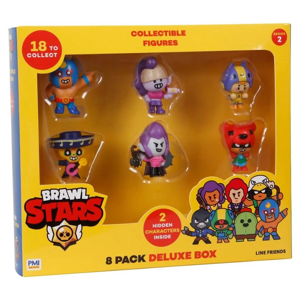 Brawl Stars mini figurák dobozban 8db-os szett kép 2