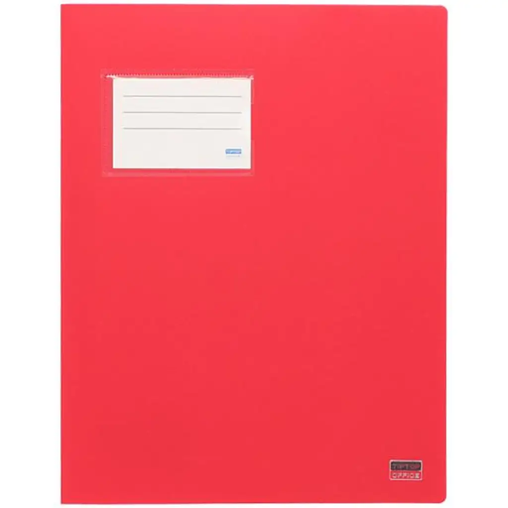 Spirit: Lefűző mappa kártyatartóval piros színben A4