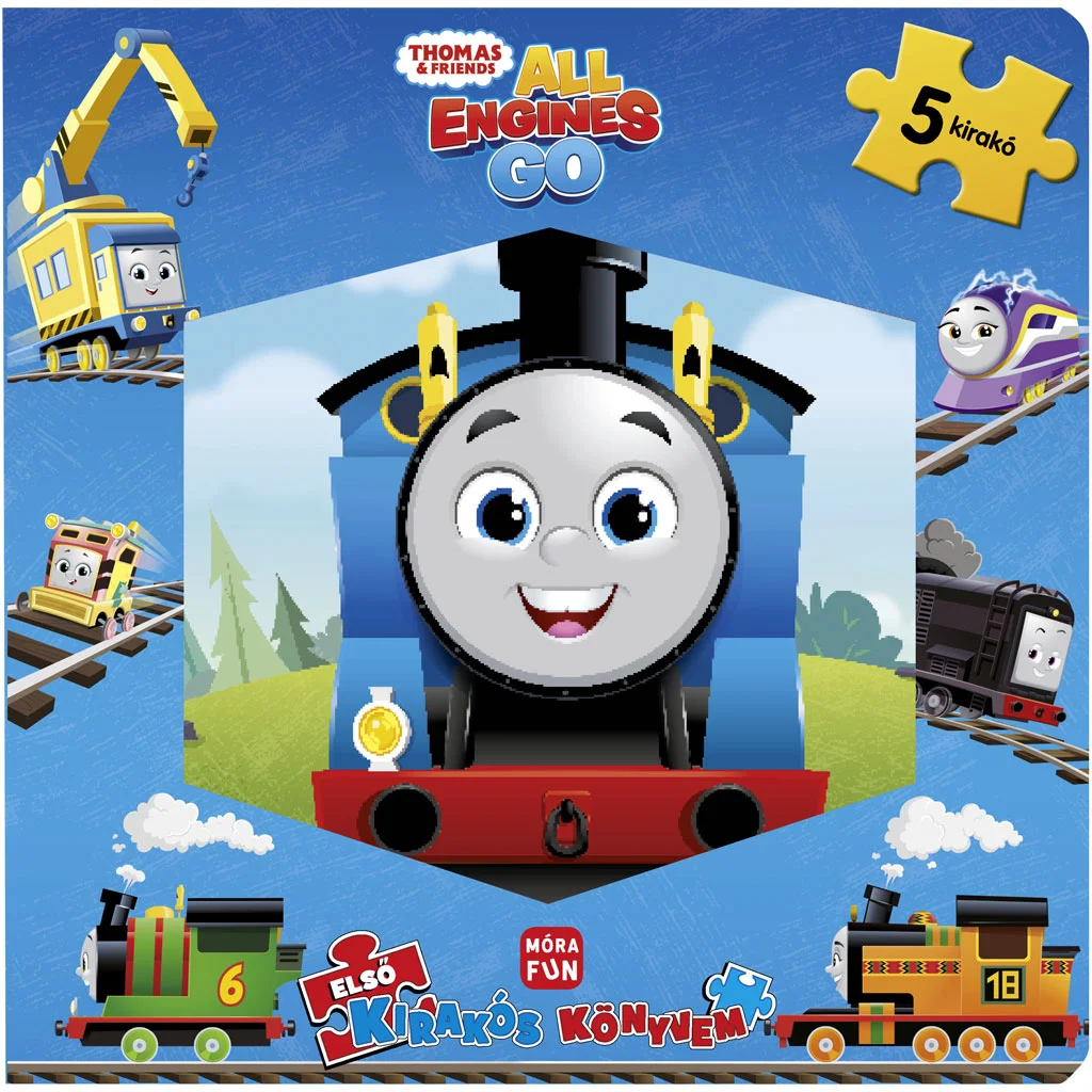 Móra: Thomas és barátai – Első kirakós könyvem 5 puzzle kirakóval
