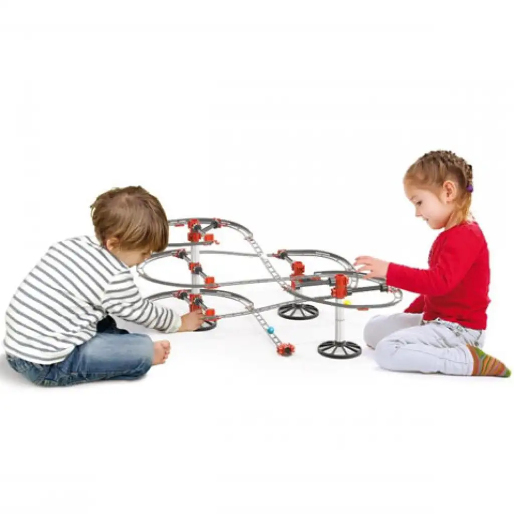 Quercetti: Hullámvasút golyópálya alap szett 94db-os kép 3