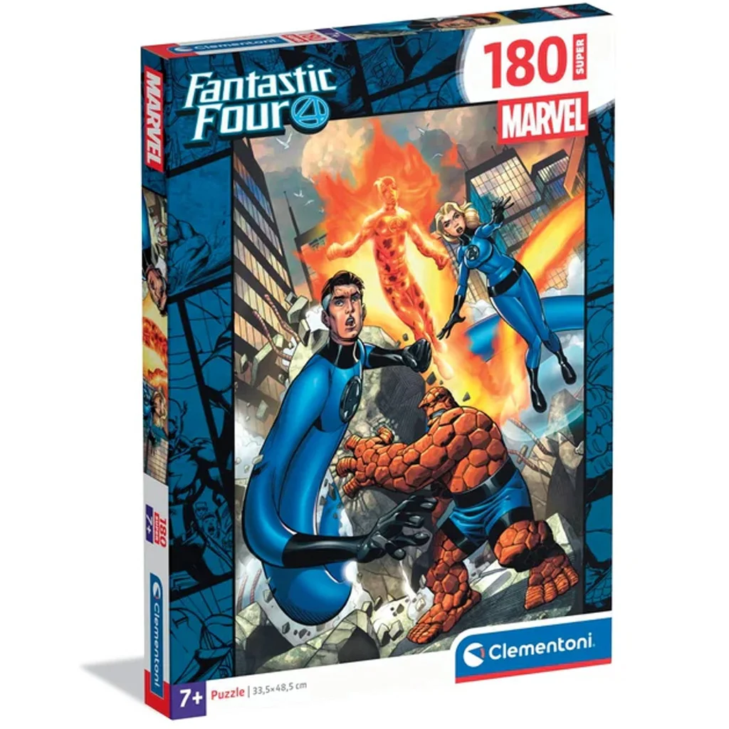 Fantasztikus négyes 180 db-os Super Puzzle - Clementoni