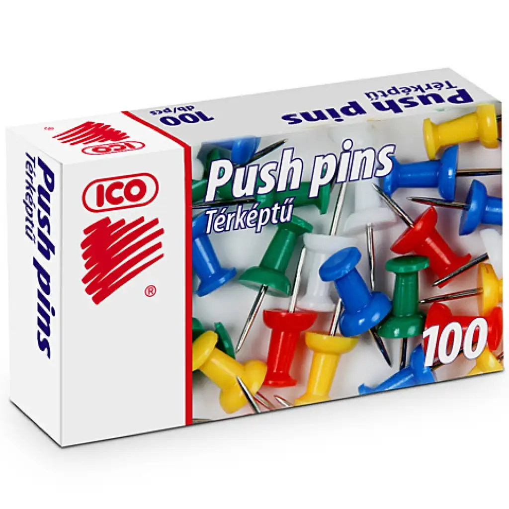 ICO: Színes térképtű 100db