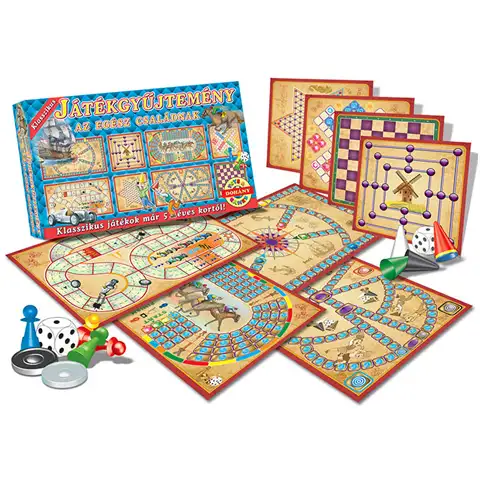 Klasszikus játékgyűjtemény az egész családnak - D-Toys