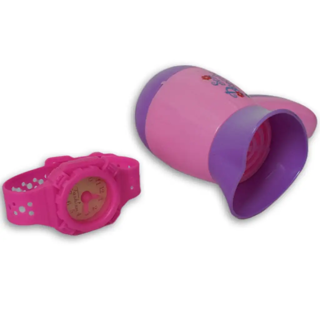 Rózsaszín 9 részes szépség szett cipővel, órával és kiegészítőkkel kép 3