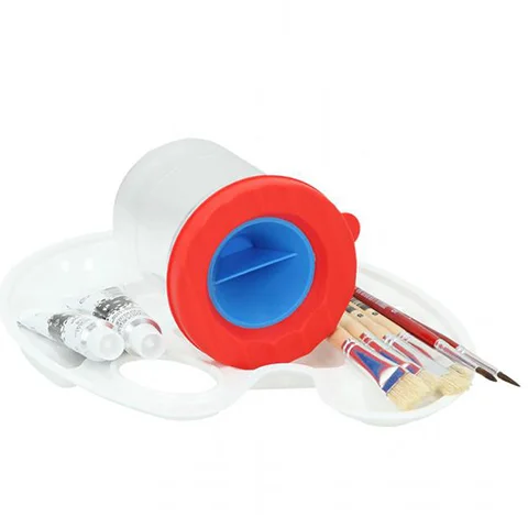 Spirit: 10db-os festő készlet temperával, ecsettel és ecsettállal