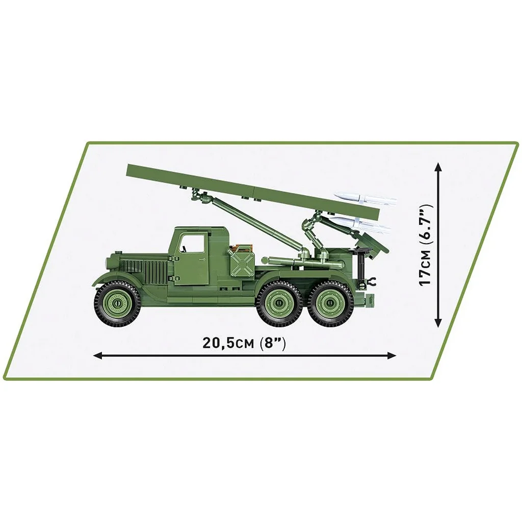 COBI: BM-13 Katyusha (ZIS-6) jármű építőjáték (2280) kép 3