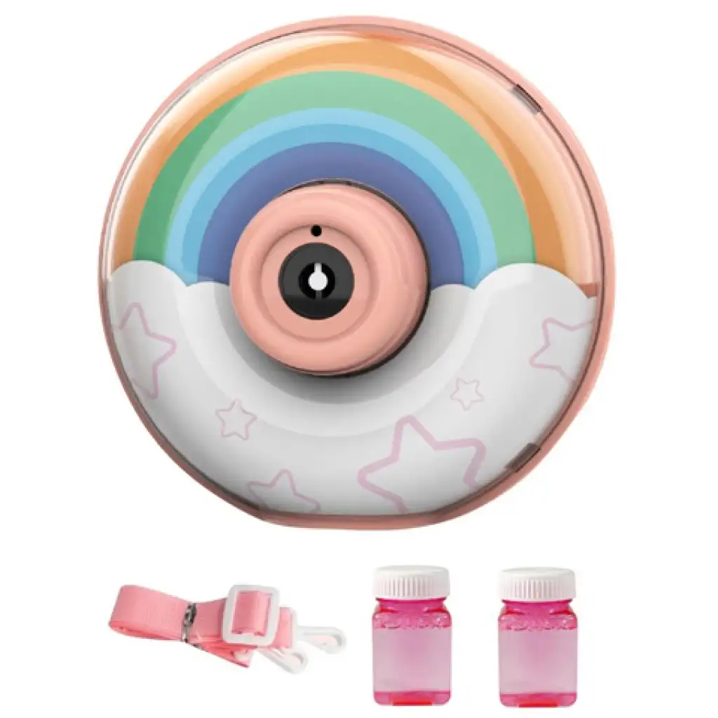 Bubble Camera: Szivárványos buborékfújó kamera fénnyel és hanggal kép 2