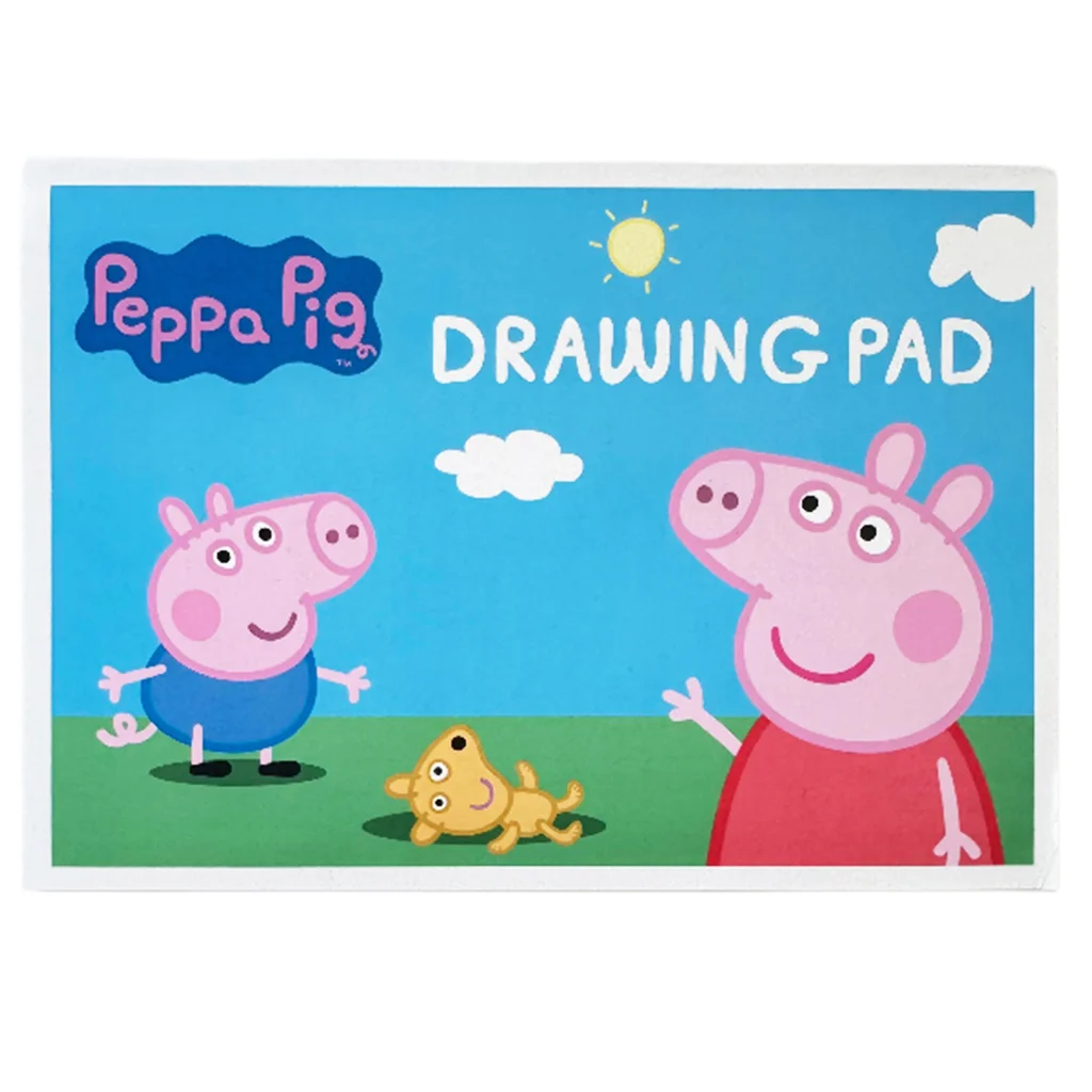 Peppa malac kreatív színezhető vázlatfüzet A/5