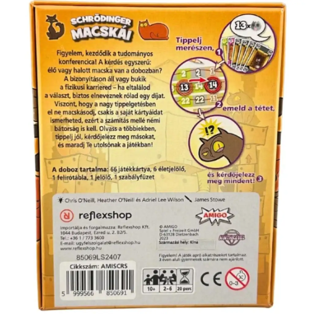 Schrödinger macskái társasjáték kép 2
