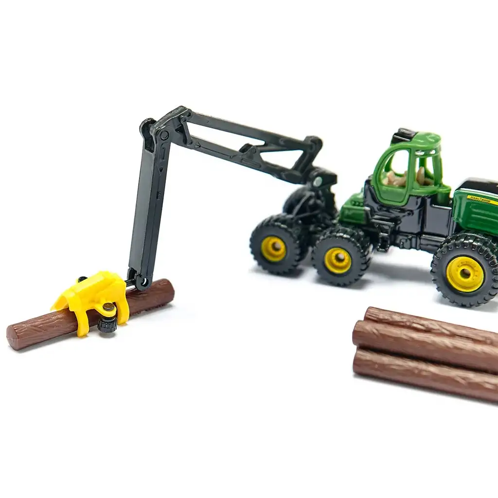 SIKU John Deere fakitermelő traktor 1/87 kép 2