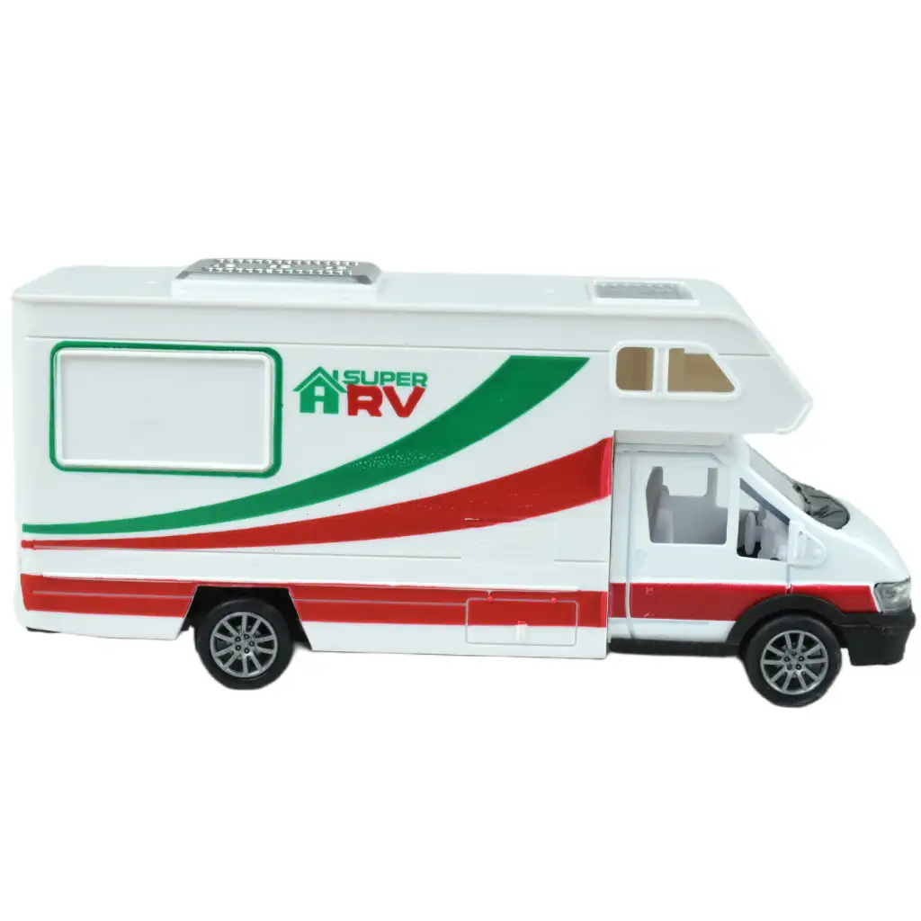 Die-Cast: Fém lakóautó többféle változatban 17cm 1db kép 3