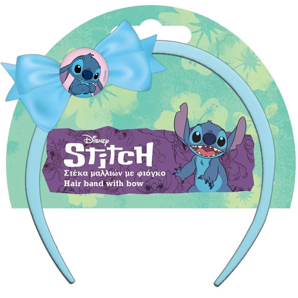 Luna: Lilo & Stitch mintás hajpánt masnival