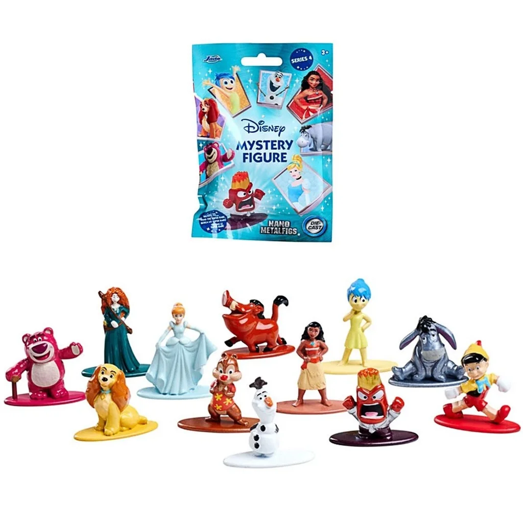 Disney meglepetés nano metálfigurák 1db 4. széria - Jada Toys