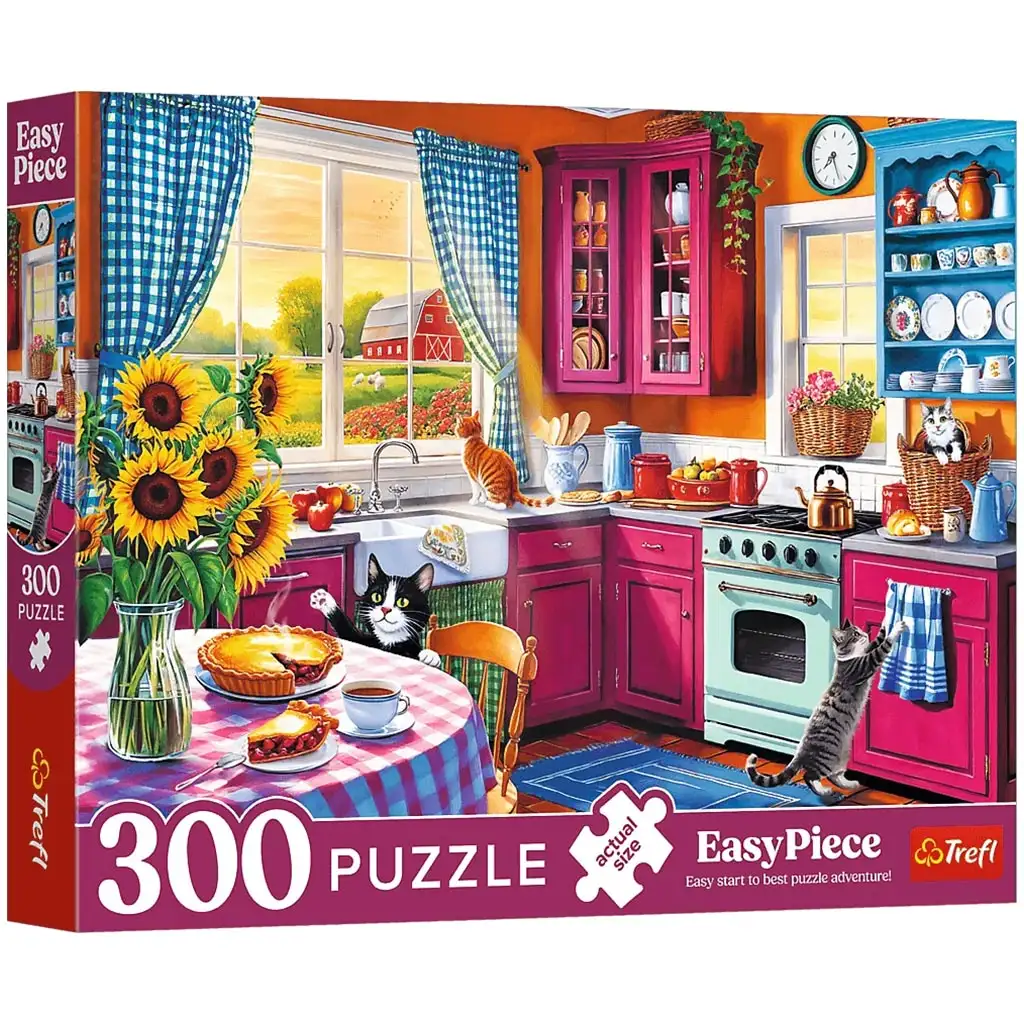 Reggel a konyhában Easy Piece 300db-os puzzle - Trefl