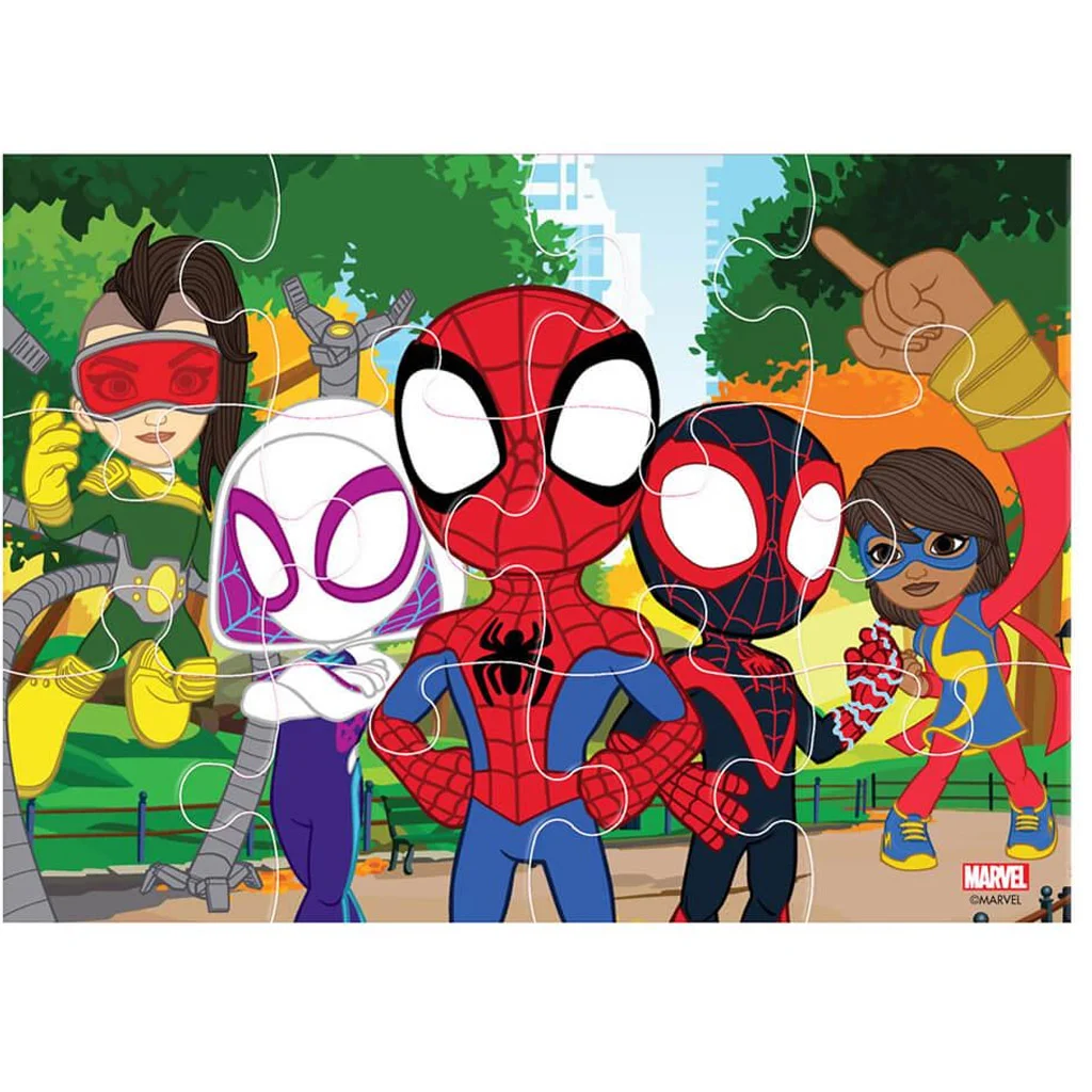 Luna: Spidey 4 az 1-ben 12-15-20-24 db-os puzzle kép 2