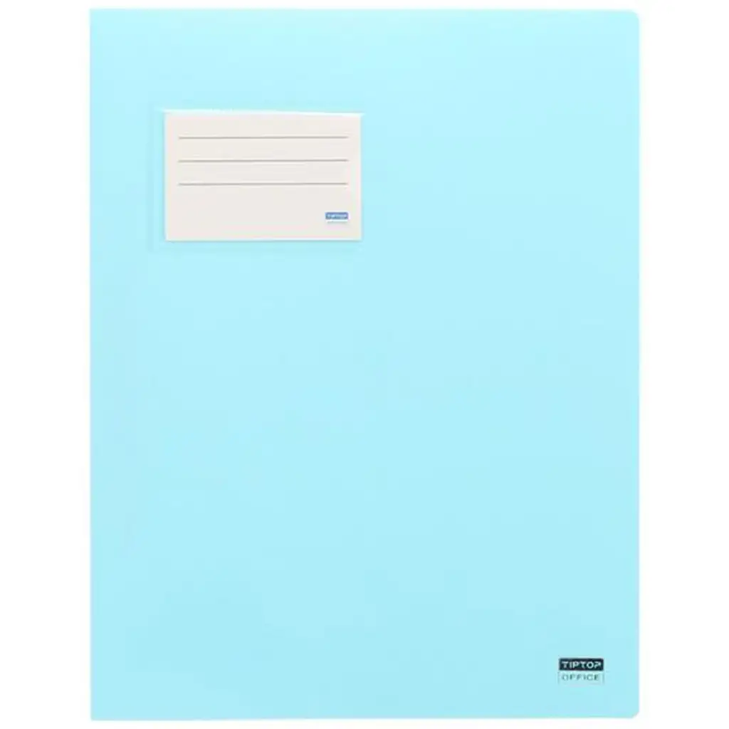 Spirit: Lefűző mappa kártyatartóval pasztell kék színben A4