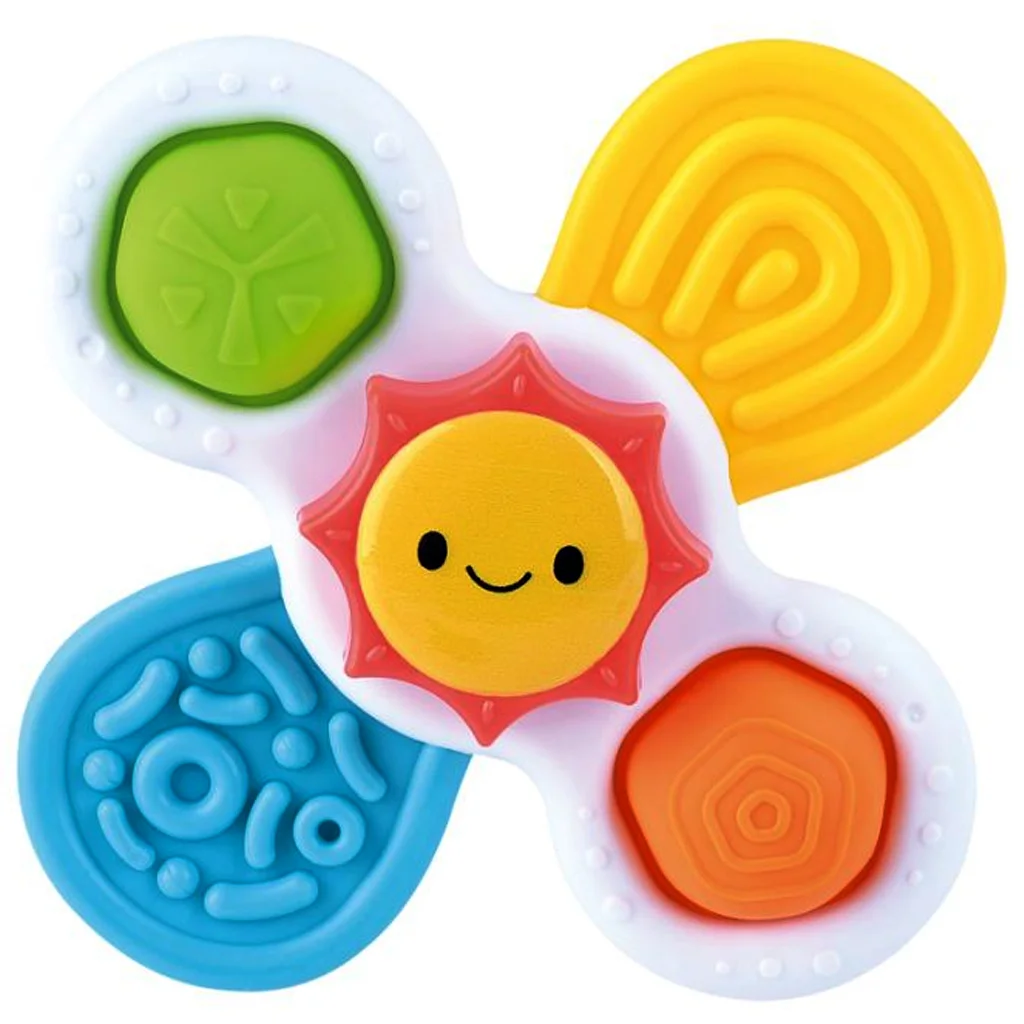 Playgo: Tapadókorongos forgó napocska bébijáték kép 2