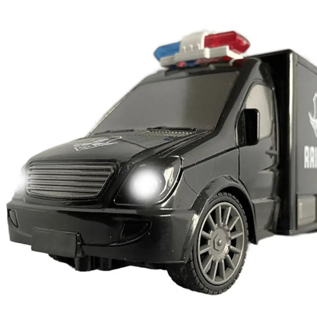 RC Távirányítós pénzszállító kisbusz fény és hang effektekkel 1:18-as méretarány 20cm kép 4