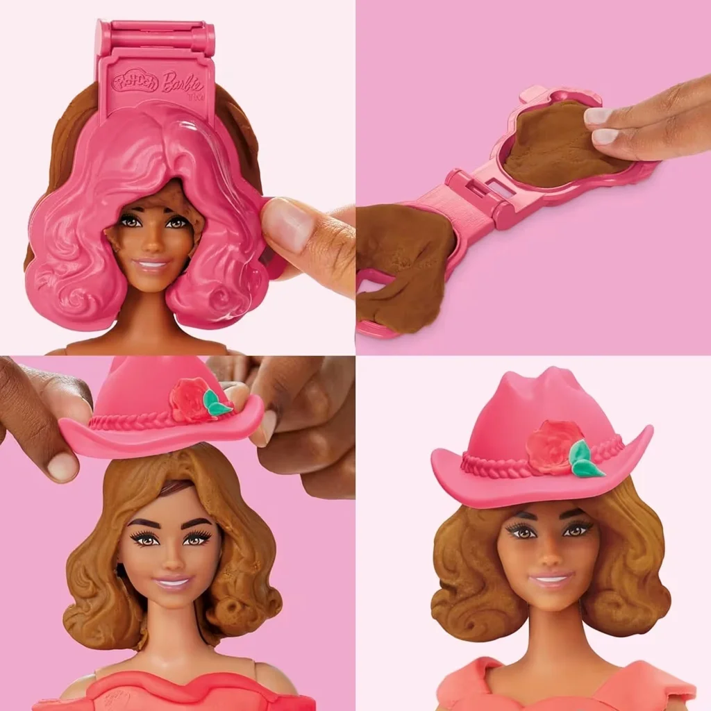 Play-Doh: Barbie virágminták és rojtok gyurmaszett - Hasbro kép 3