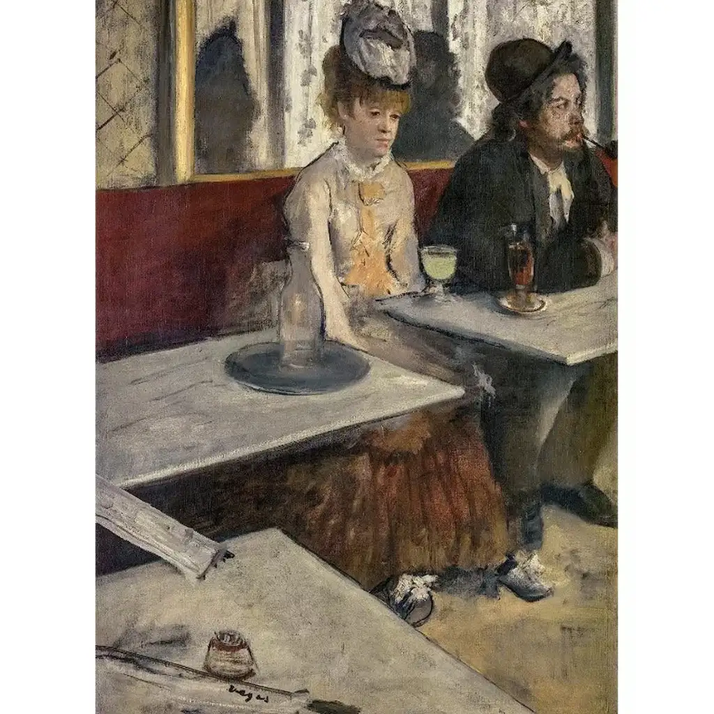 Museum Collection: Edgar Degas - Egy kávézóban 1000 db-os puzzle - Clementoni kép 2