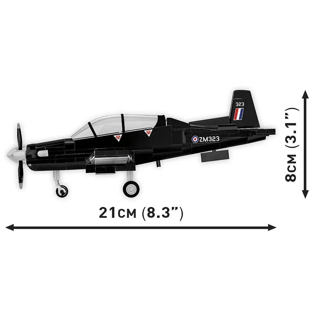 COBI: Beechcraft T-6 Texan II fekete építőjáték (26626) kép 5
