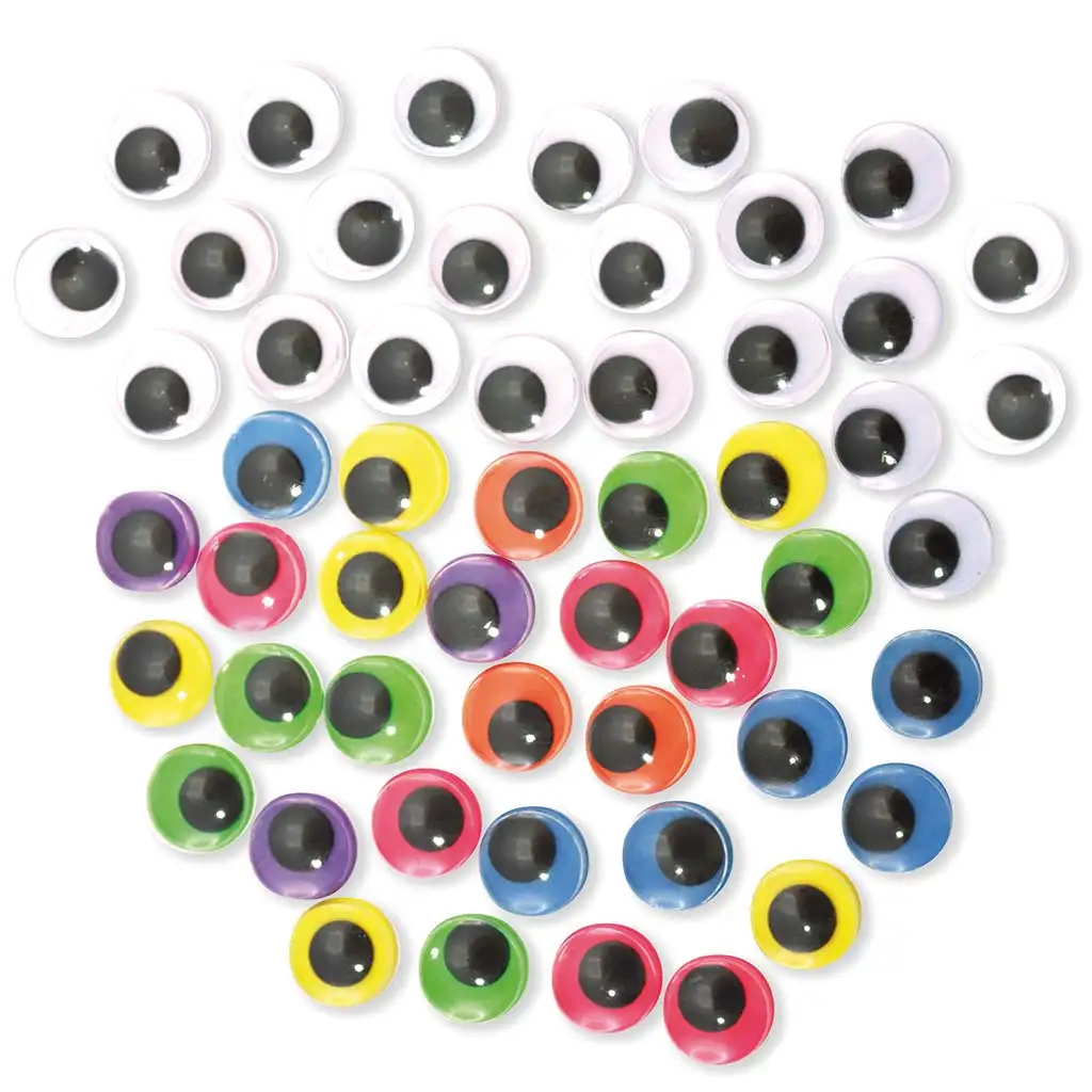 PlayBox: Dekorációs színes és fehér szemek 300db-os csomag