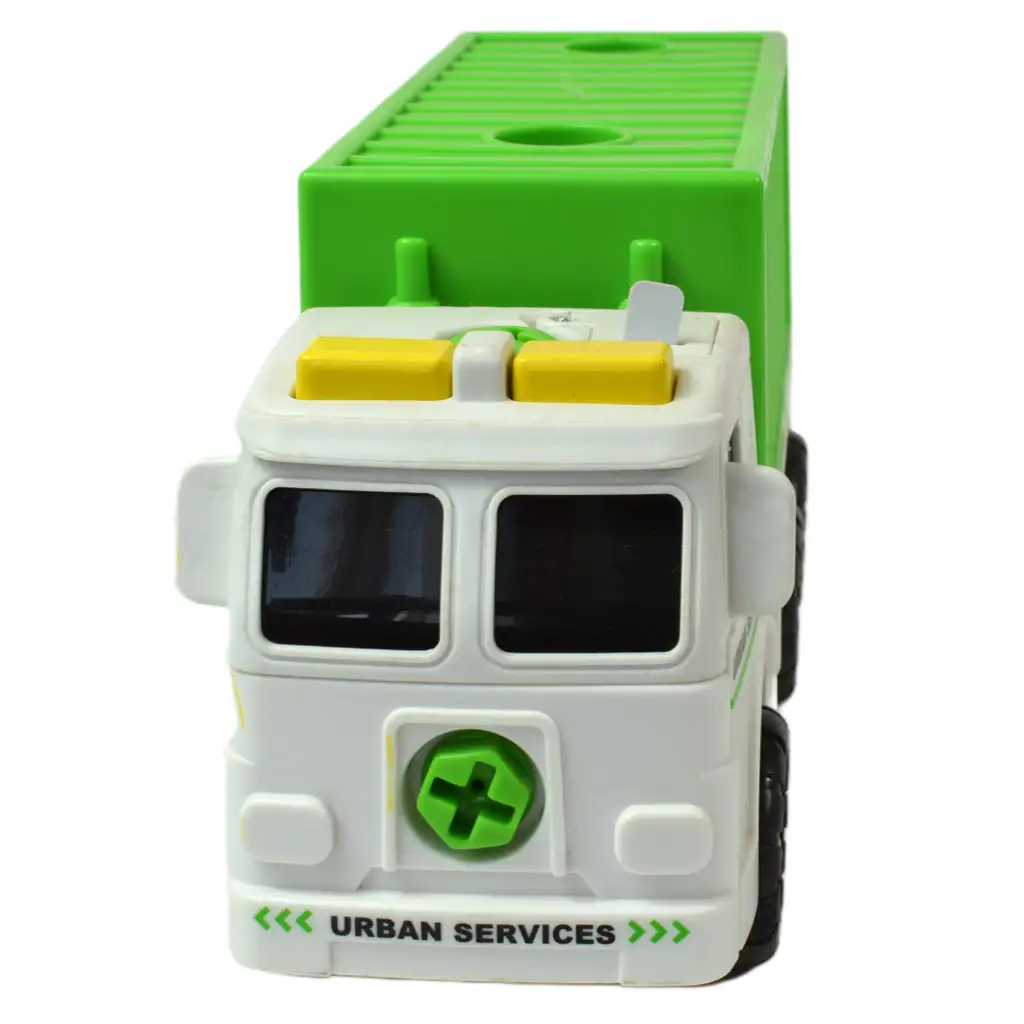 Urban Services: Szétszerelhető konténeres kamion szerszámokkal és hanggal 20cm kép 2