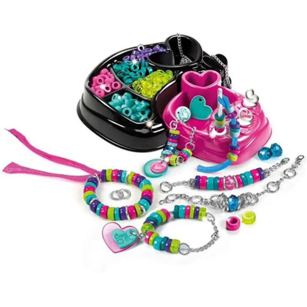 Crazy Chic Multicolour Style karkötő készítő szett - Clementoni kép 2