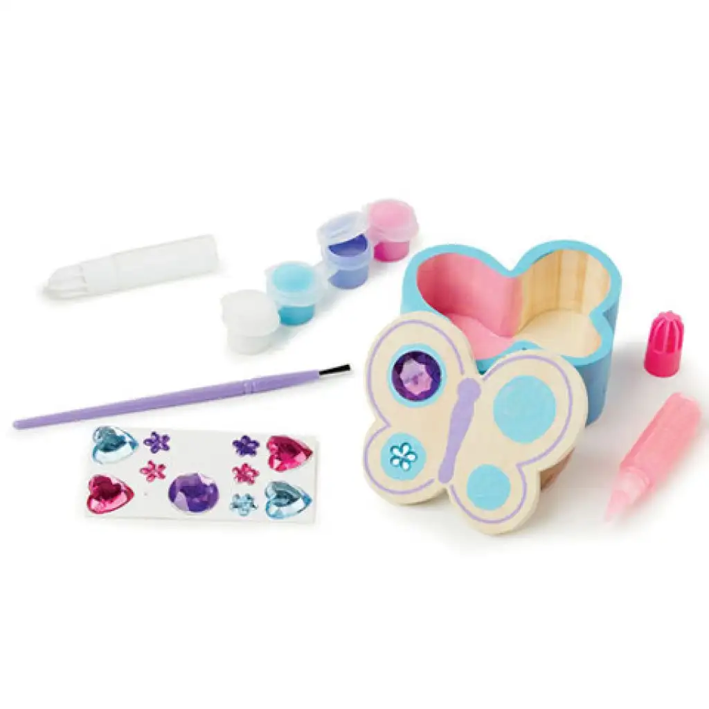 Pillangó fa doboz díszítő készlet - Melissa & Doug kép 2