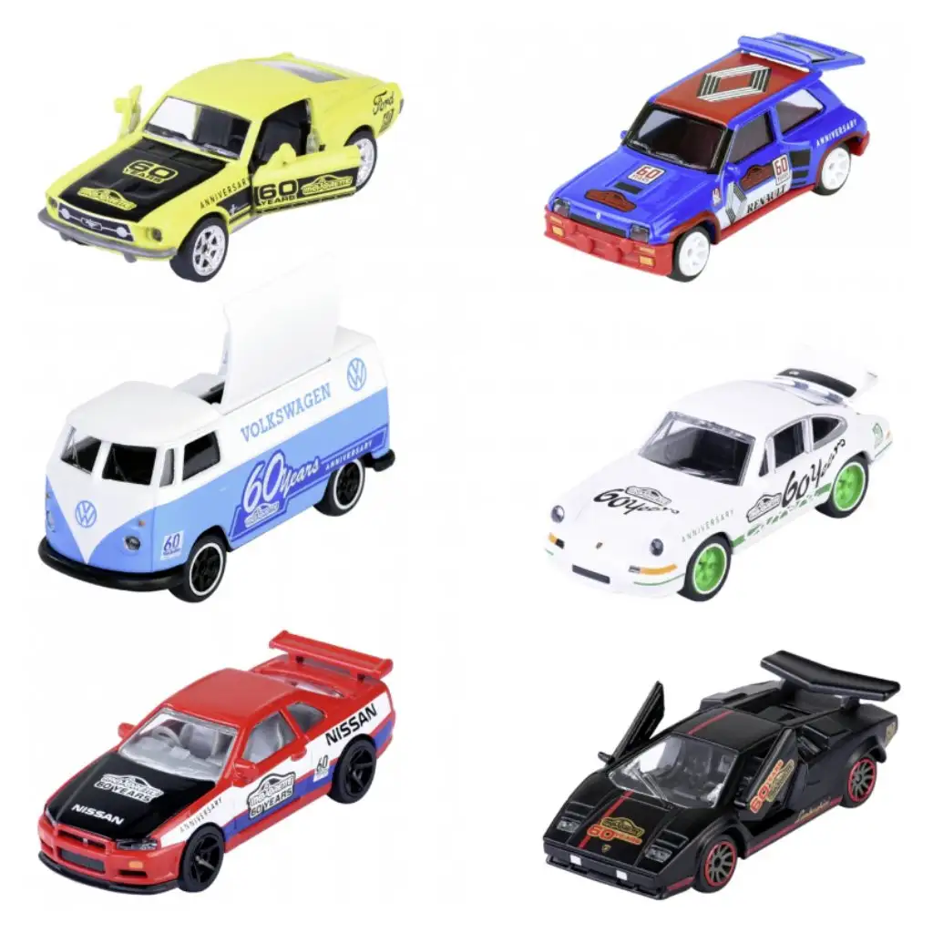 Majorette 60. évfordulós kisautók díszdobozzal 1/64 több változatban 1db - Simba Toys kép 2