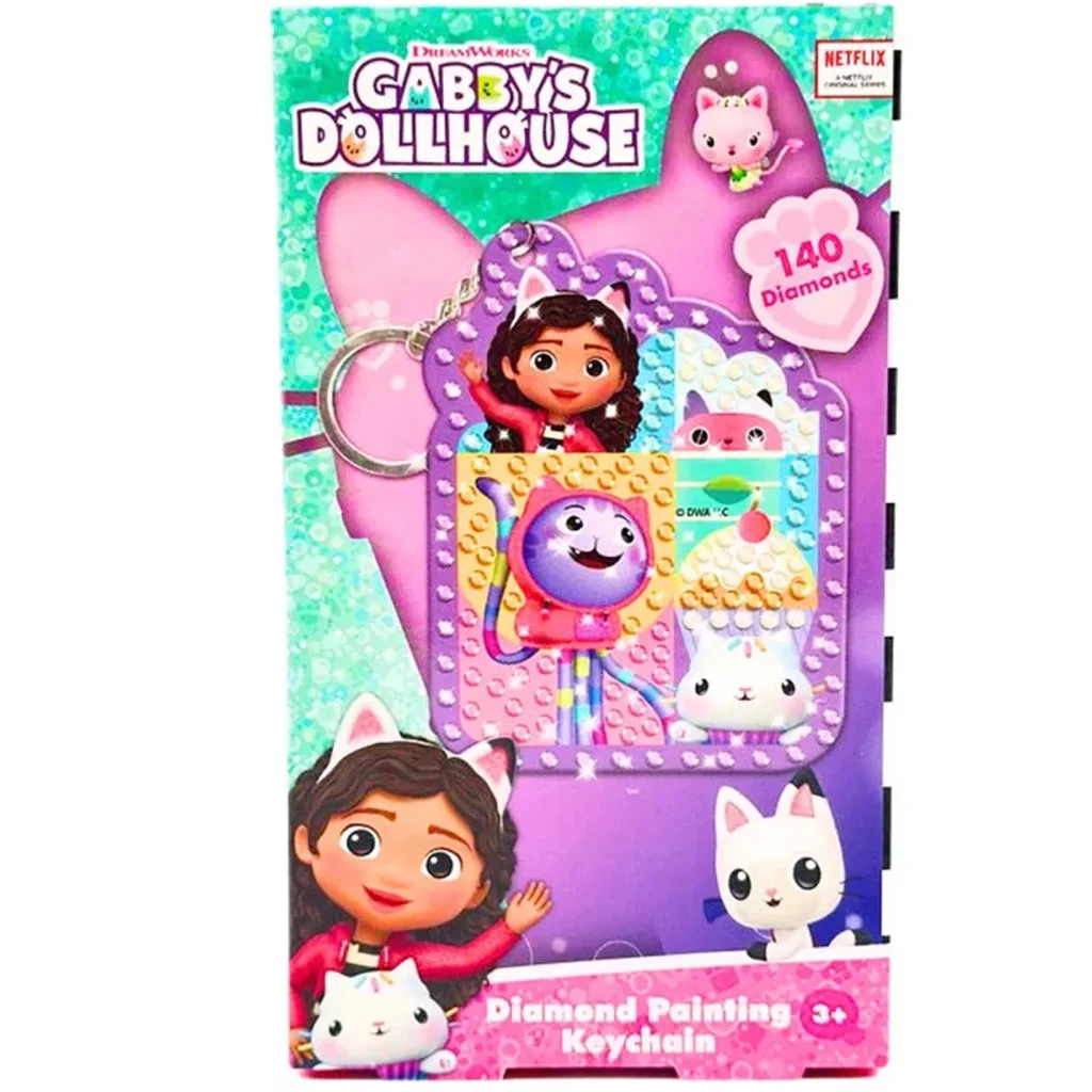 Canenco: Gabi babaháza gyémántfestés kulcstartó