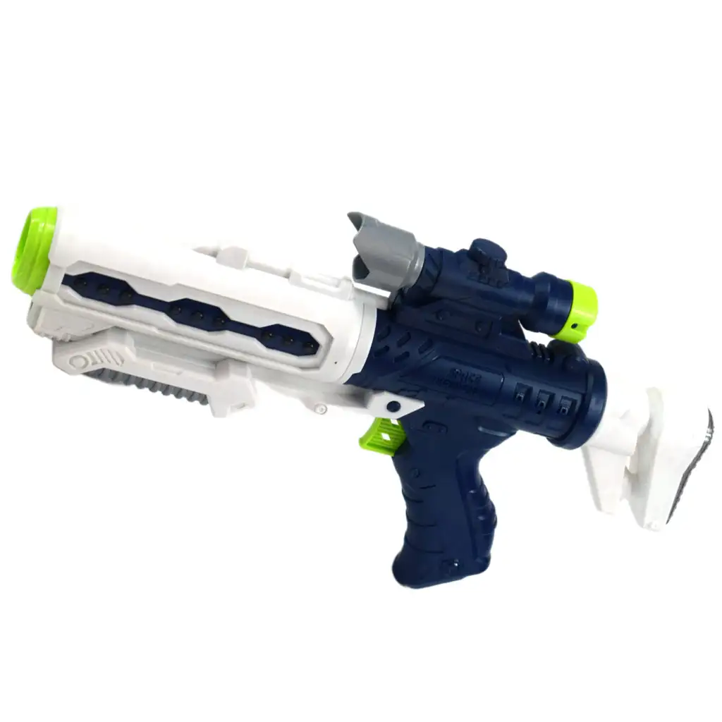 Space Weapon: Projektoros űrfegyver robotfigurával, fénnyel és hanggal 34cm kép 3