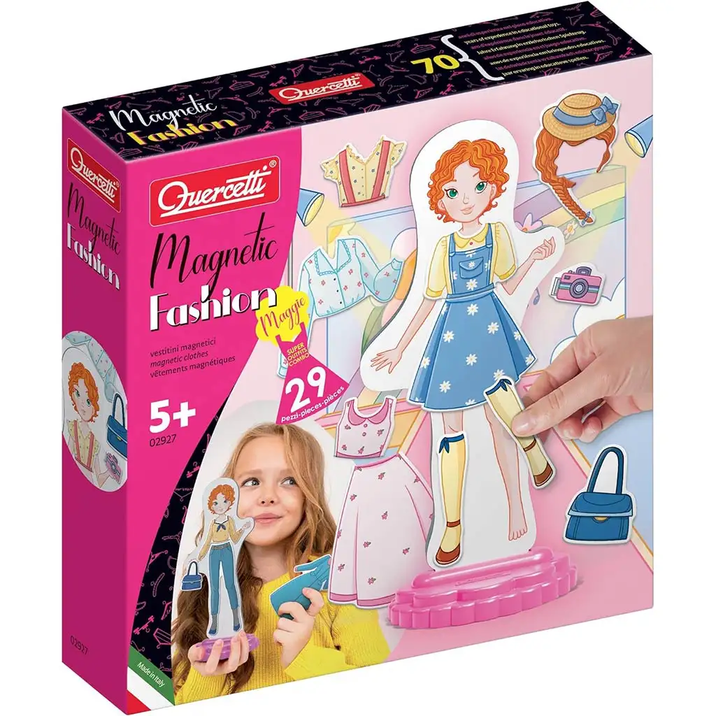 Quercetti: Mágneses babaöltöztető játék - Maggie