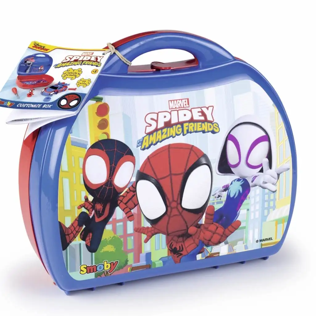Smoby Spidey összeszerelhető autó bőröndben - Simba Toys