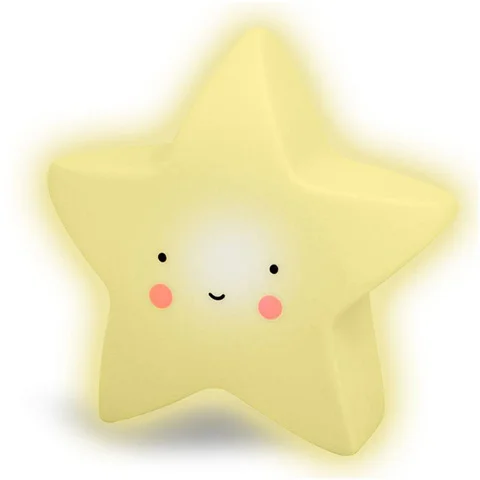 Aranyos csillag éjszakai lámpa 19cm kép 2