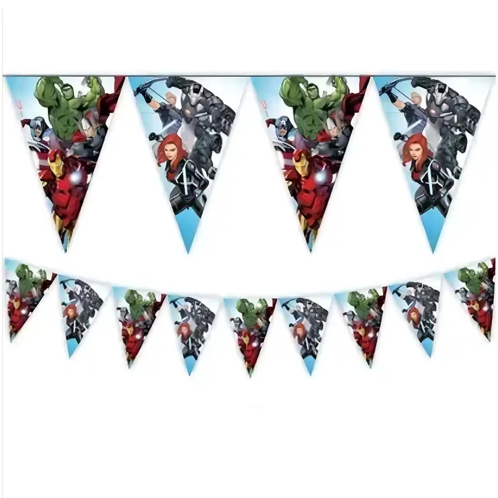 Bosszúállók party zászlófüzér 230cm kép 2