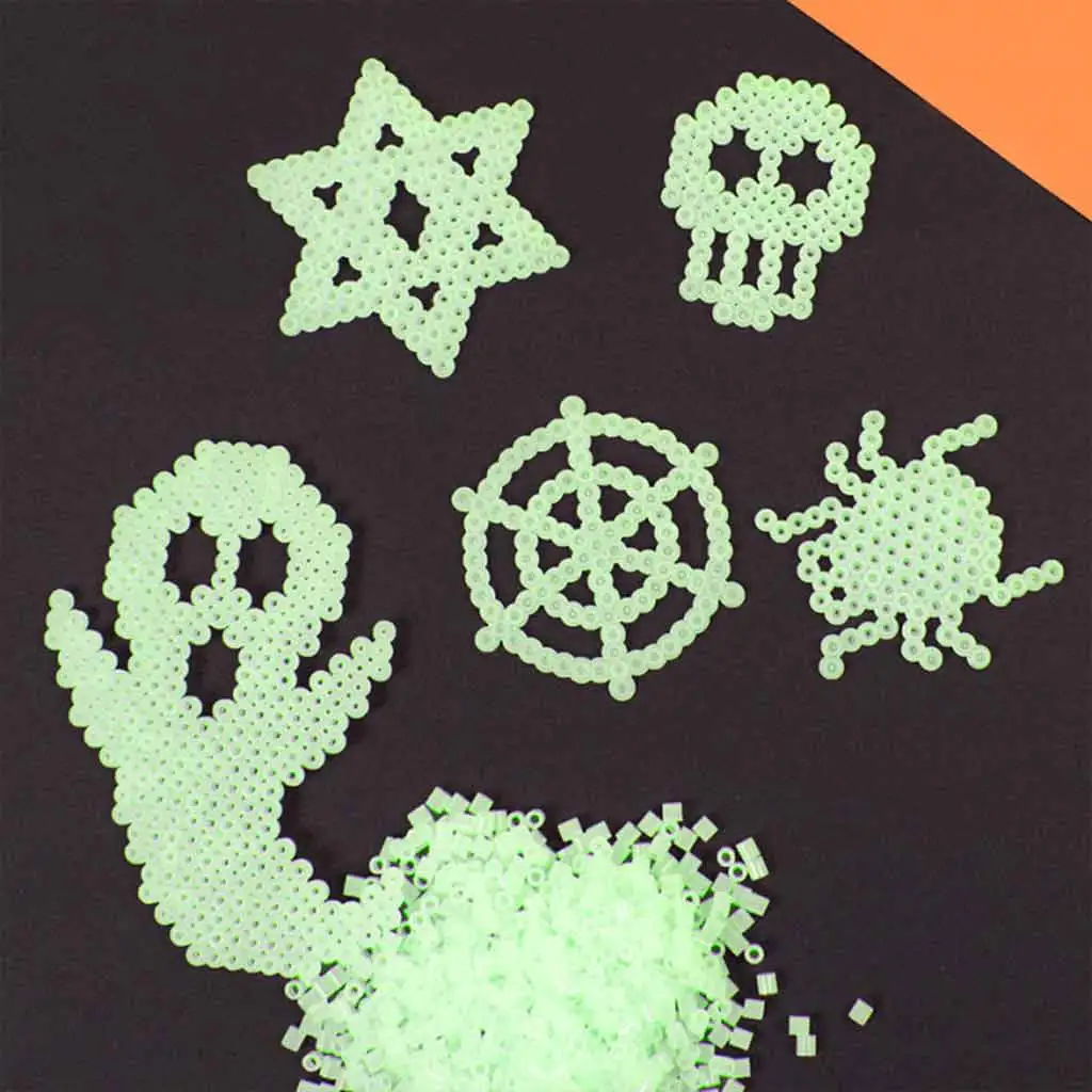 PlayBox: 5mm-es MIDI sötétben világító vasalható gyöngy 1000db-os csomag kép 4