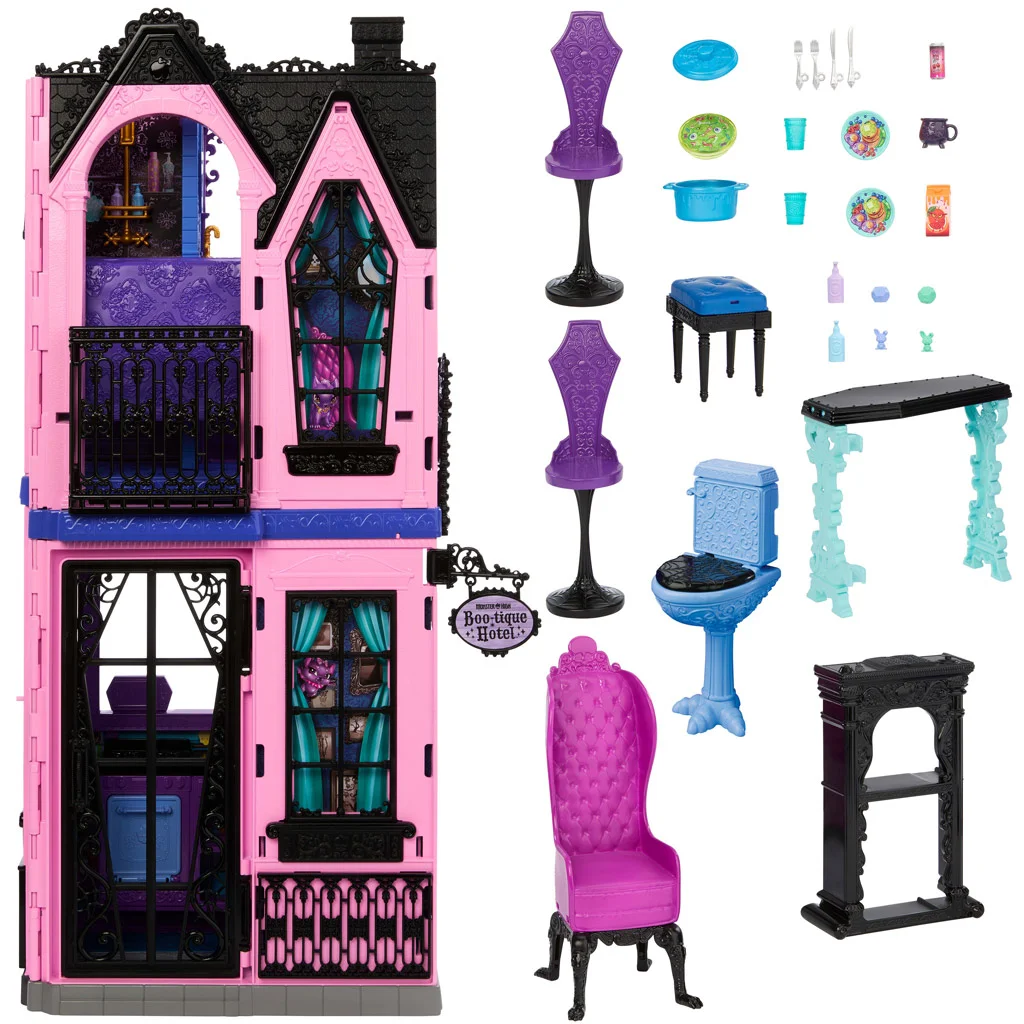 Monster High Szörnyszálló - Boo-tique Hotel játékszett - Mattel kép 2