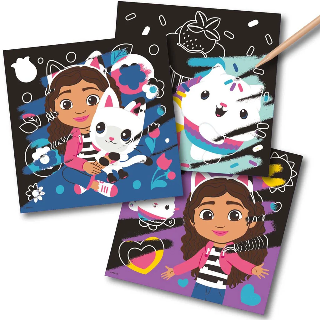 Gabi babaháza: Képkarcoló készlet 6 lapos kép 3