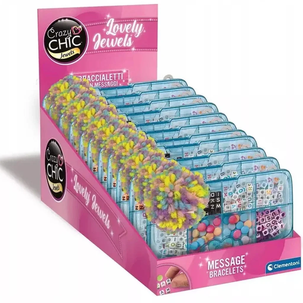 Crazy Chic Üzenetes karkötő készítő szett - Clementoni