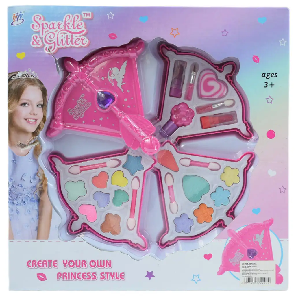 Sparkle & Glitter: Nyíl formájú háromszintes sminkszett kép 7