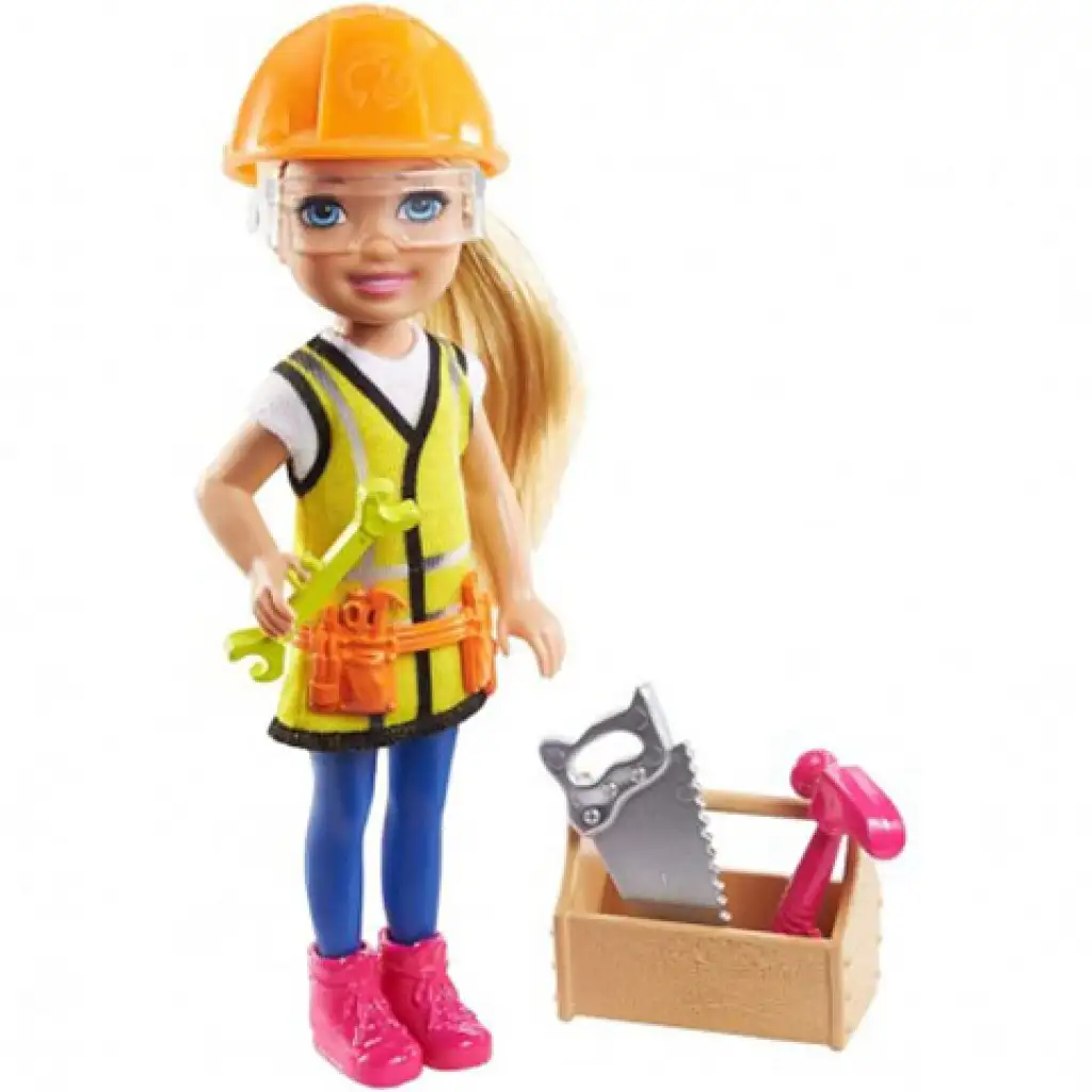Barbie: Chelsea építész karrierbaba 15cm - Mattel kép 2