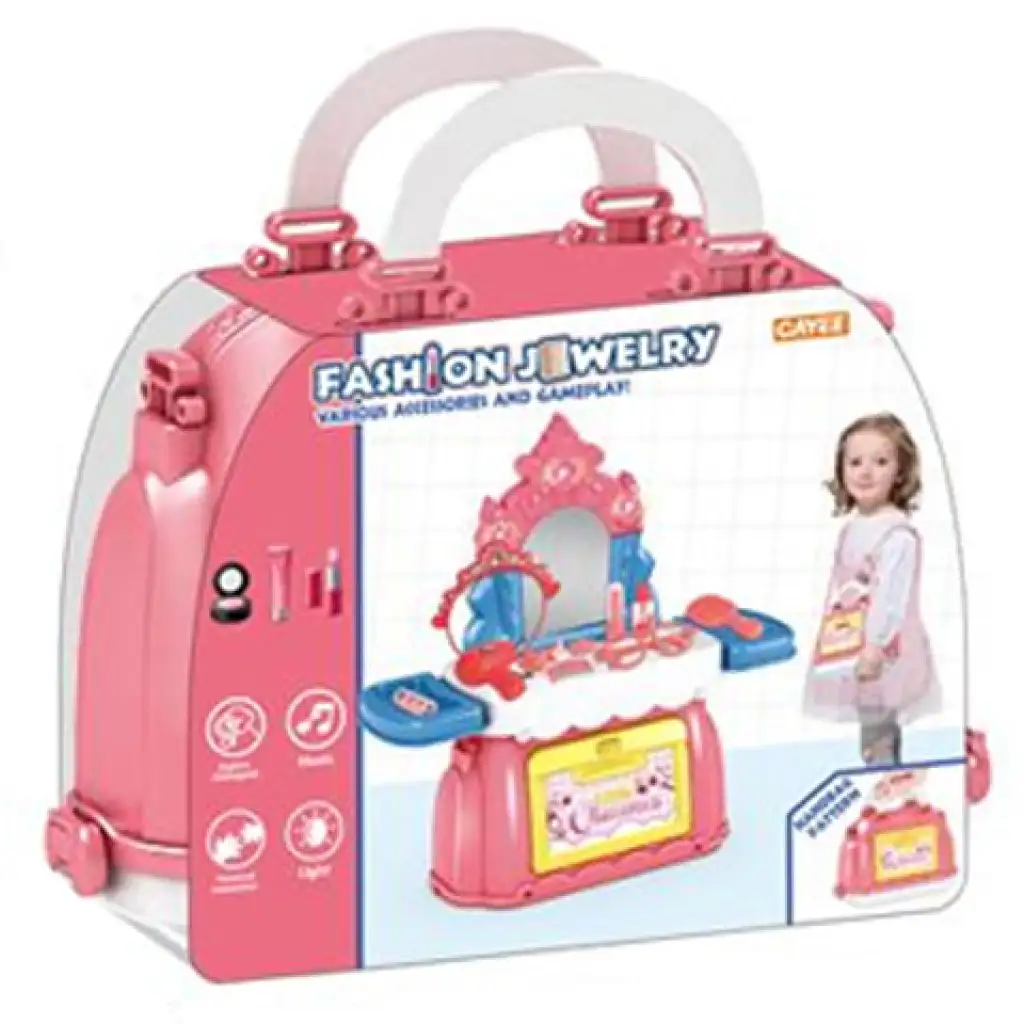 Szépítkező készlet kinyitható táskában kép 2